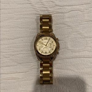 Gold Michael Kors watch